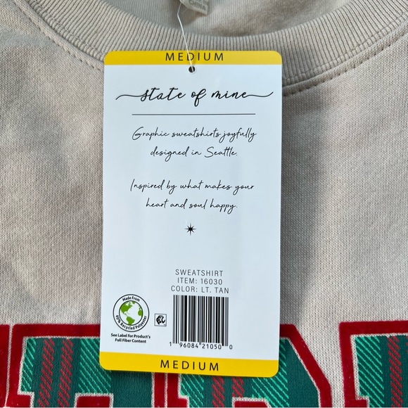 NWT State of Mine Women's Holiday Sweatshirt - Picture 9 of 10